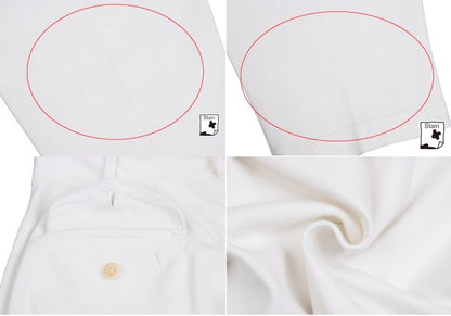 COMME des GARCONS HOMME PLUS Cotton Pants Off-White Size S