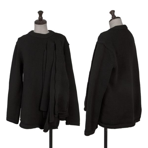 COMME des GARCONS 23AW Ribbon Sweater Black Size XS