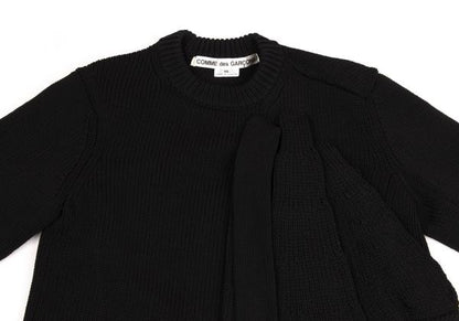 COMME des GARCONS 23AW Ribbon Sweater Black Size XS