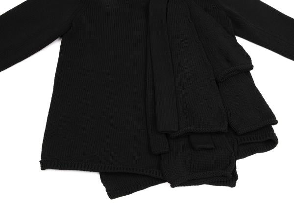 COMME des GARCONS 23AW Ribbon Sweater Black Size XS