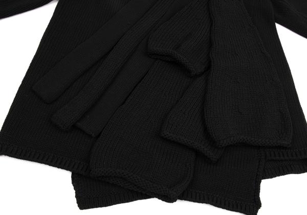 COMME des GARCONS 23AW Ribbon Sweater Black Size XS