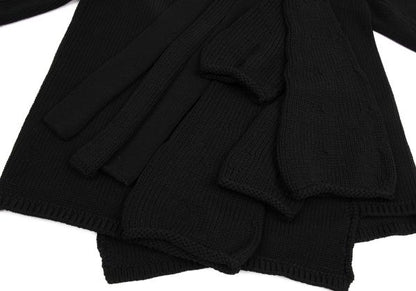 COMME des GARCONS 23AW Ribbon Sweater Black Size XS