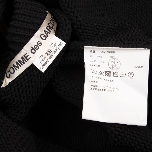 COMME des GARCONS 23AW Ribbon Sweater Black Size XS