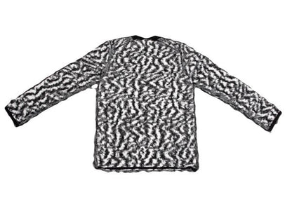 COMME des GARCONS 22AW Two-Tone Sweater Wht/Blk Size S