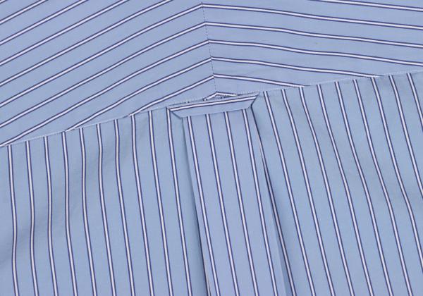 COMME des GARCONS HOMME Patchwork Stripe Shirt Green Size M