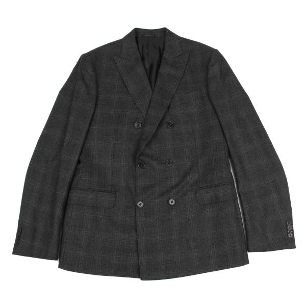 Armani Collezioni BRA MEX Glen Check DB Peaked