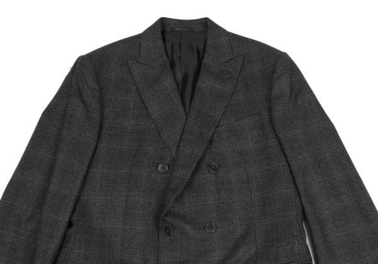 Armani Collezioni BRA MEX Glen Check DB Peaked