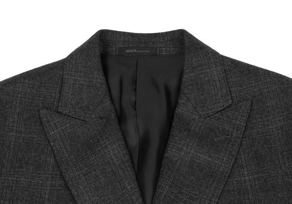 Armani Collezioni BRA MEX Glen Check DB Peaked
