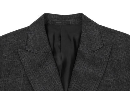 Armani Collezioni BRA MEX Glen Check DB Peaked