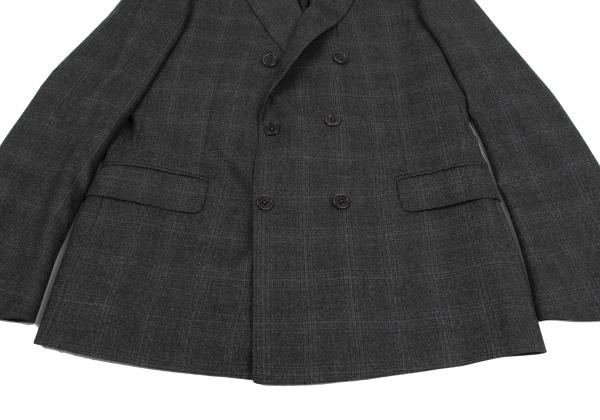 Armani Collezioni BRA MEX Glen Check DB Peaked
