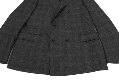 Armani Collezioni BRA MEX Glen Check DB Peaked