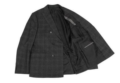 Armani Collezioni BRA MEX Glen Check DB Peaked