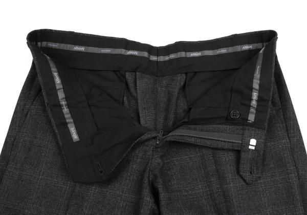 Armani Collezioni BRA MEX Glen Check Cuffed Pants Size ITA