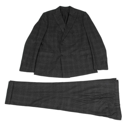 Armani Collezioni BRA MEX Glen Check Cuffed Pants Size ITA