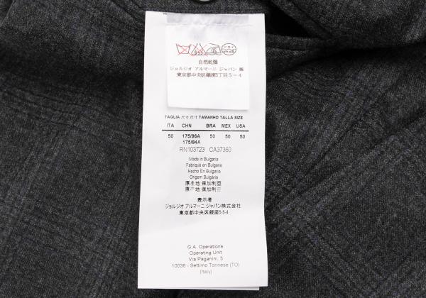 Armani Collezioni BRA MEX Glen Check Cuffed Pants Size ITA