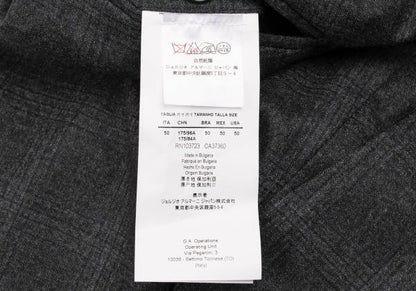 Armani Collezioni BRA MEX Glen Check Cuffed Pants Size ITA