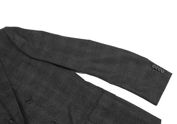 ARMANI COLLEZIONI Wool Glen Check Suit Gray