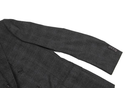 ARMANI COLLEZIONI Wool Glen Check Suit Gray