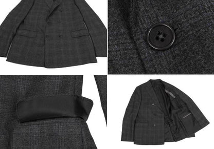 ARMANI COLLEZIONI Wool Glen Check Suit Gray