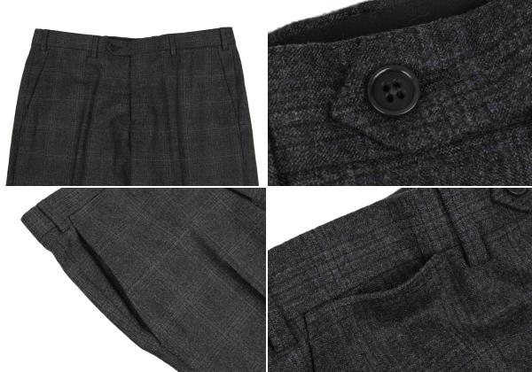 ARMANI COLLEZIONI Wool Glen Check Suit Gray
