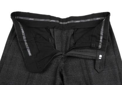 ARMANI COLLEZIONI Wool Glen Check Suit Gray