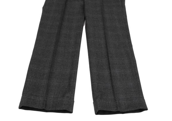 ARMANI COLLEZIONI Wool Glen Check Suit Gray
