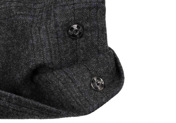 ARMANI COLLEZIONI Wool Glen Check Suit Gray