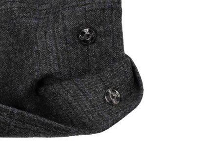 ARMANI COLLEZIONI Wool Glen Check Suit Gray