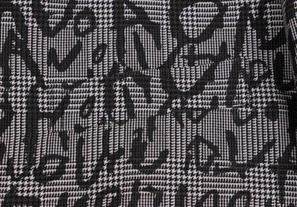 COMME des GARCONS HOMME PLUS 23AW Print Grey Black Jacket Size L