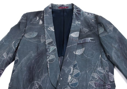 Paul Smith Astronomy Print 1-Button Jacket Blue Size XL