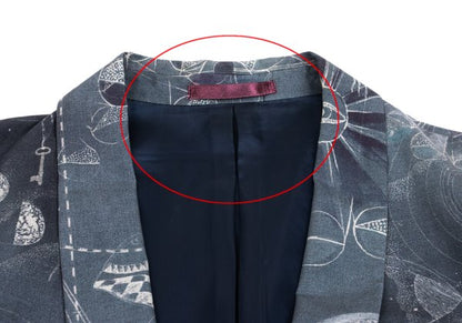 Paul Smith Astronomy Print 1-Button Jacket Blue Size XL