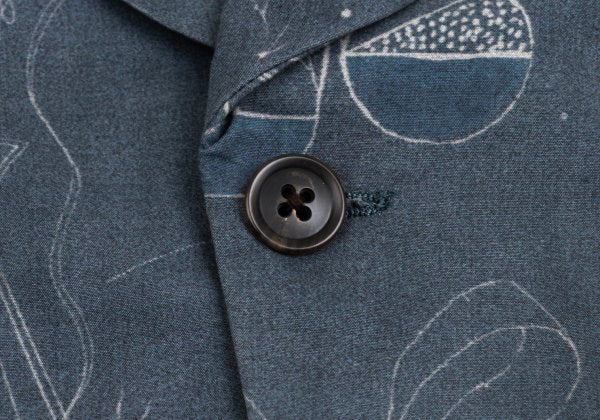 Paul Smith Astronomy Print 1-Button Jacket Blue Size XL