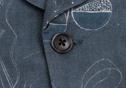 Paul Smith Astronomy Print 1-Button Jacket Blue Size XL
