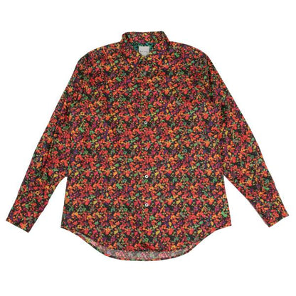 Paul Smith Graphic Print Long Sleeve Shirt Black Size L