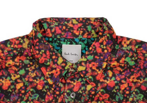 Paul Smith Graphic Print Long Sleeve Shirt Black Size L