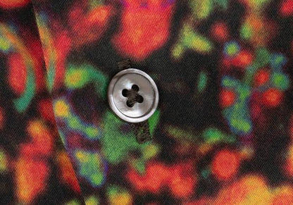 Paul Smith Graphic Print Long Sleeve Shirt Black Size L