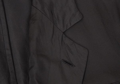 COMME des GARCONS Cupro Panel Long Jacket Black Size M