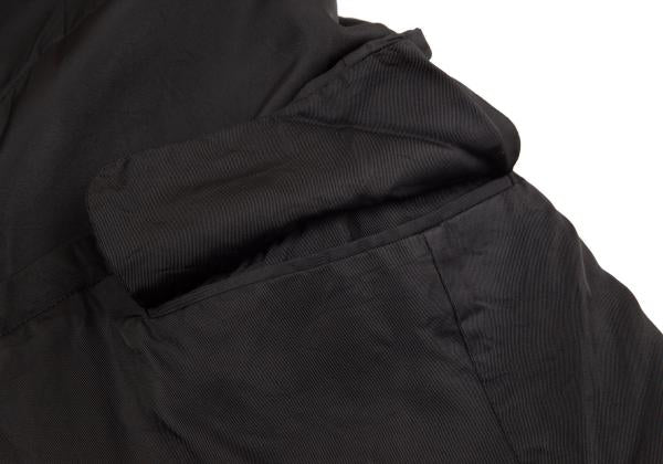 COMME des GARCONS Cupro Panel Long Jacket Black Size M