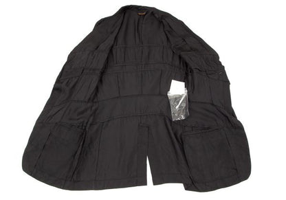 COMME des GARCONS Cupro Panel Long Jacket Black Size M