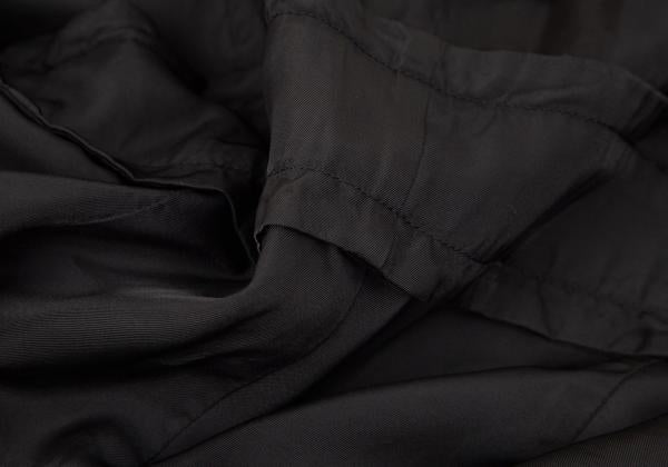 COMME des GARCONS Cupro Panel Long Jacket Black Size M