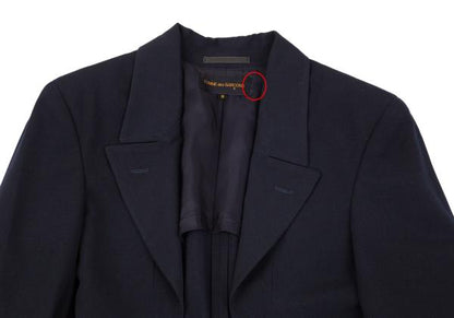 COMME des GARCONS Belt Design Jacket Navy Size M