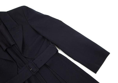 COMME des GARCONS Belt Design Jacket Navy Size M