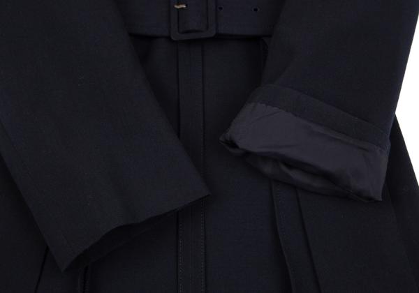COMME des GARCONS Belt Design Jacket Navy Size M