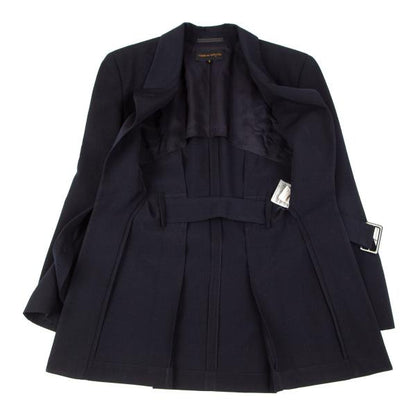 COMME des GARCONS Belt Design Jacket Navy Size M