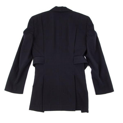 COMME des GARCONS Belt Design Jacket Navy Size M