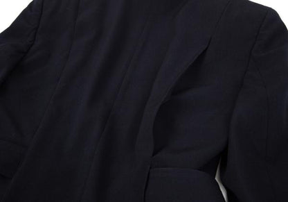 COMME des GARCONS Belt Design Jacket Navy Size M