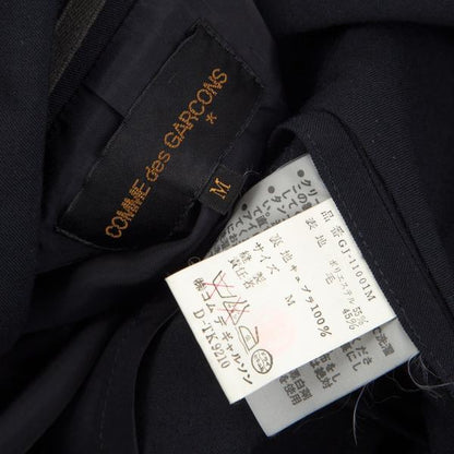 COMME des GARCONS Belt Design Jacket Navy Size M