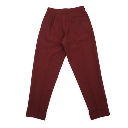 Jean Paul GAULTIER HOMME Kanji Print Tuck Pants Red Size 48