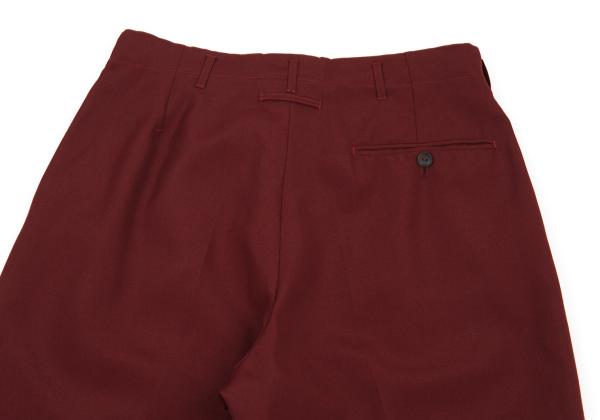 Jean Paul GAULTIER HOMME Kanji Print Tuck Pants Red Size 48