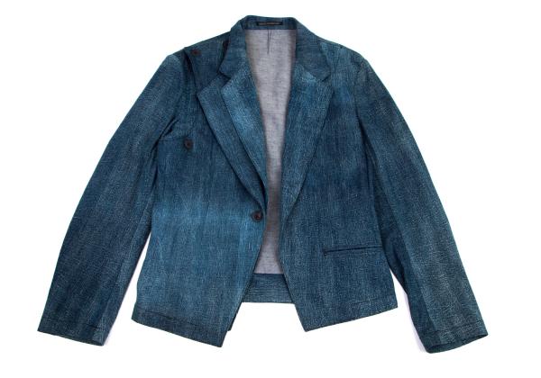 Yohji Yamamoto POUR HOMME 21SS Half Jacket Indigo Size 2